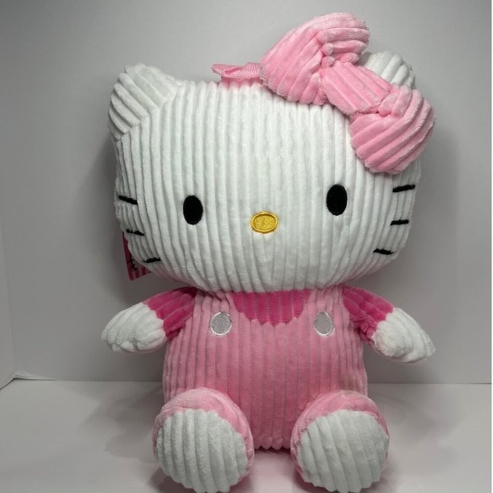 Hello Kitty Pink Corduroy Plush Mini Backpack Sanrio New with Tags